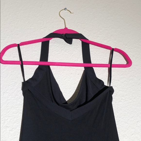 Vintage Ralph Lauren black floor length dress cowl neck dress - Picture 5 of 7